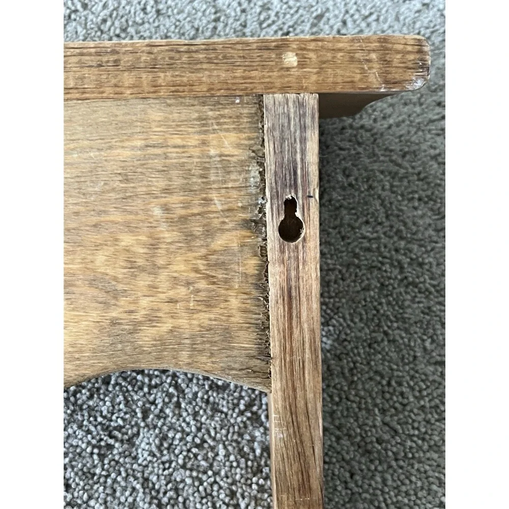 Vintage Wood Wall Shelf Heart Cutout Scalloped Country Farmhouse Decor Pine 22in